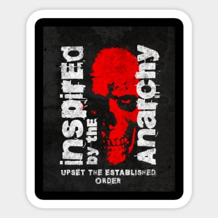 Badass Skull and Quote Graphic Sticker